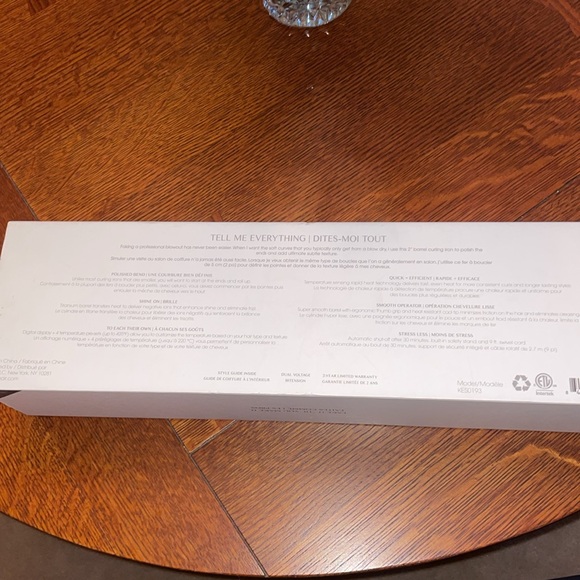 Kristin Ess Hair 2” Titanium Soft Bend Curling Iron NWOT - Picture 7 of 12